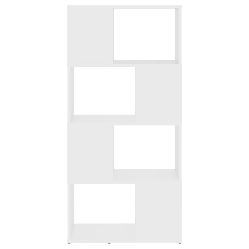 Boekenkast/Kamerscherm 60X24X124,5 Cm Spaanplaat Wit