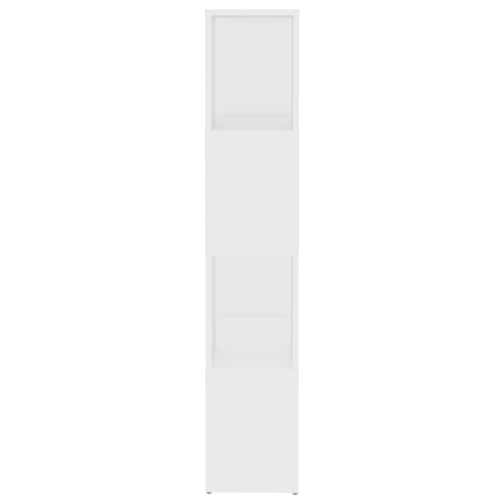 Boekenkast/Kamerscherm 60X24X124,5 Cm Spaanplaat Wit
