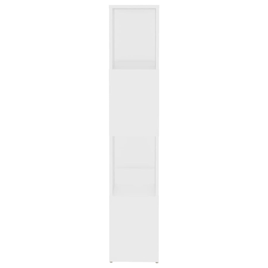 Boekenkast/Kamerscherm 60X24X124,5 Cm Spaanplaat Wit