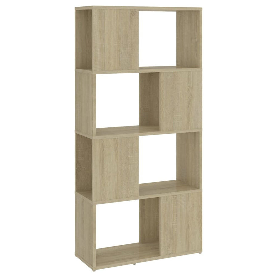 Boekenkast/Kamerscherm 60X24X124,5 Cm Bewerkt Hout Sonoma Eiken 60 x 24 x 124.5 cm