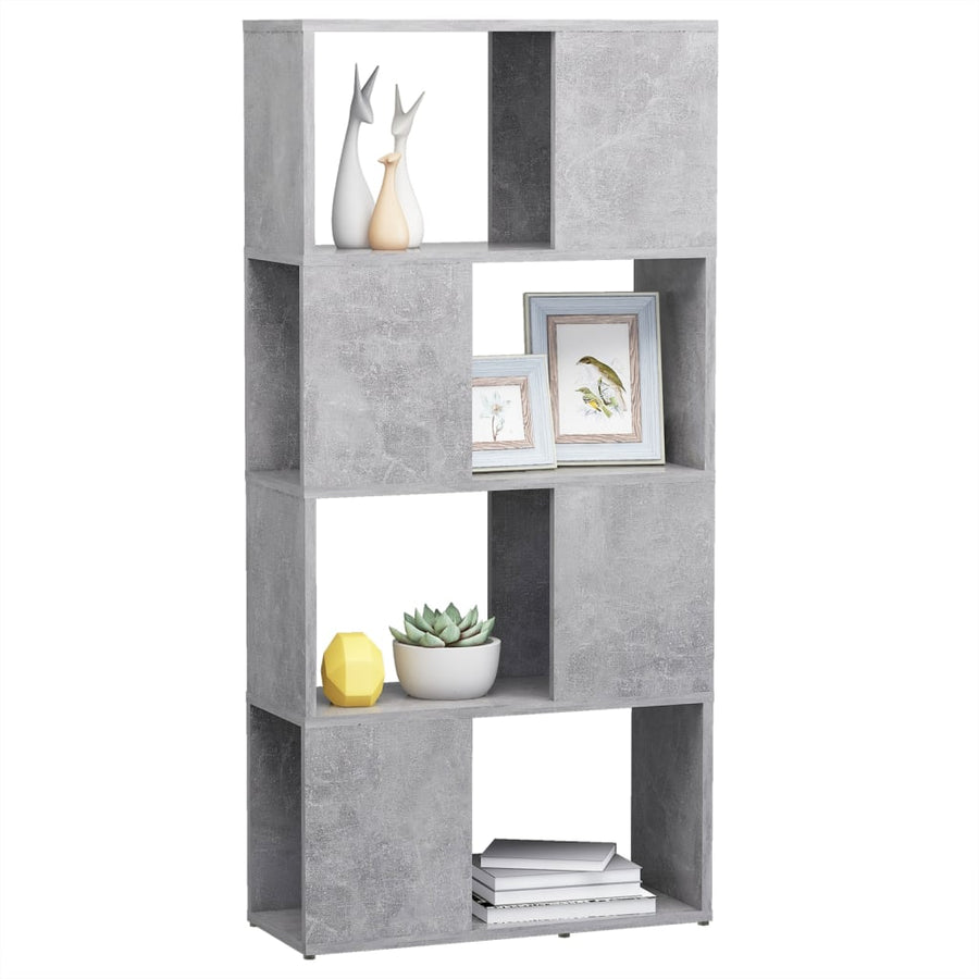 Boekenkast/Kamerscherm 60X24X124,5 Cm Betongrijs 60 x 24 x 124.5 cm