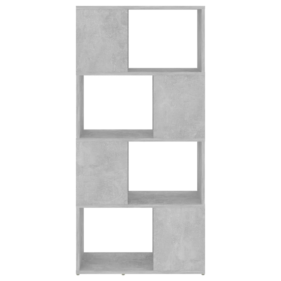 Boekenkast/Kamerscherm 60X24X124,5 Cm Betongrijs 60 x 24 x 124.5 cm