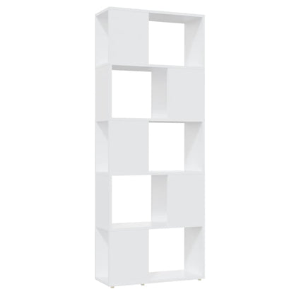 Boekenkast/Kamerscherm 60X24X155 Cm Spaanplaat Wit