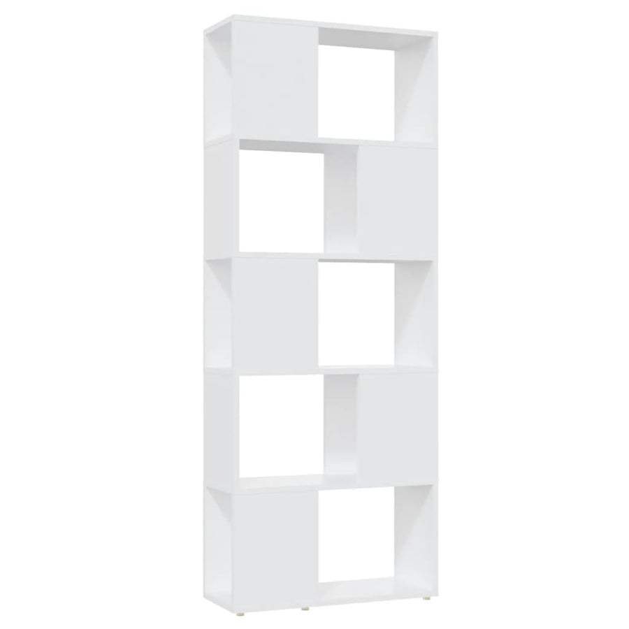 Boekenkast/Kamerscherm 60X24X155 Cm Spaanplaat Wit