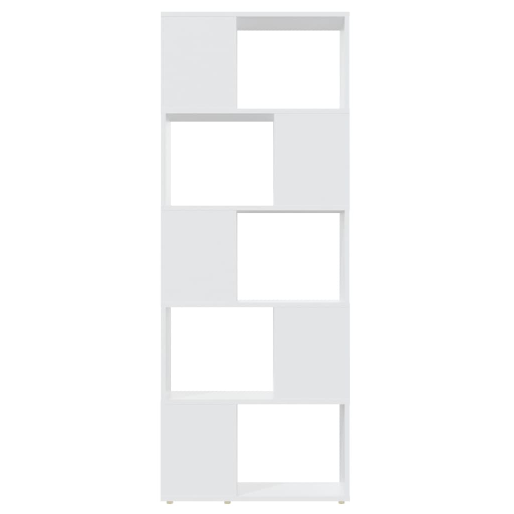 Boekenkast/Kamerscherm 60X24X155 Cm Spaanplaat Wit