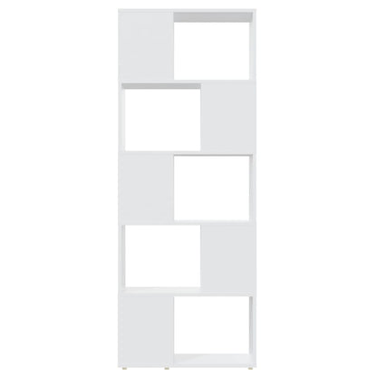 Boekenkast/Kamerscherm 60X24X155 Cm Spaanplaat Wit