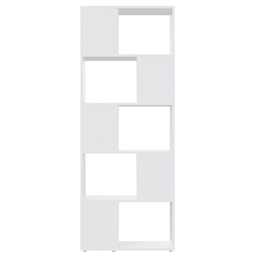 Boekenkast/Kamerscherm 60X24X155 Cm Spaanplaat Wit
