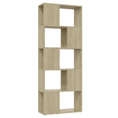 Boekenkast/Kamerscherm 60X24X155 Cm Sonoma Eikenkleurig