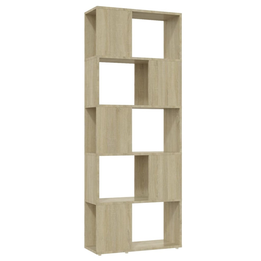 Boekenkast/Kamerscherm 60X24X155 Cm Sonoma Eikenkleurig