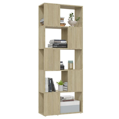 Boekenkast/Kamerscherm 60X24X155 Cm Sonoma Eikenkleurig