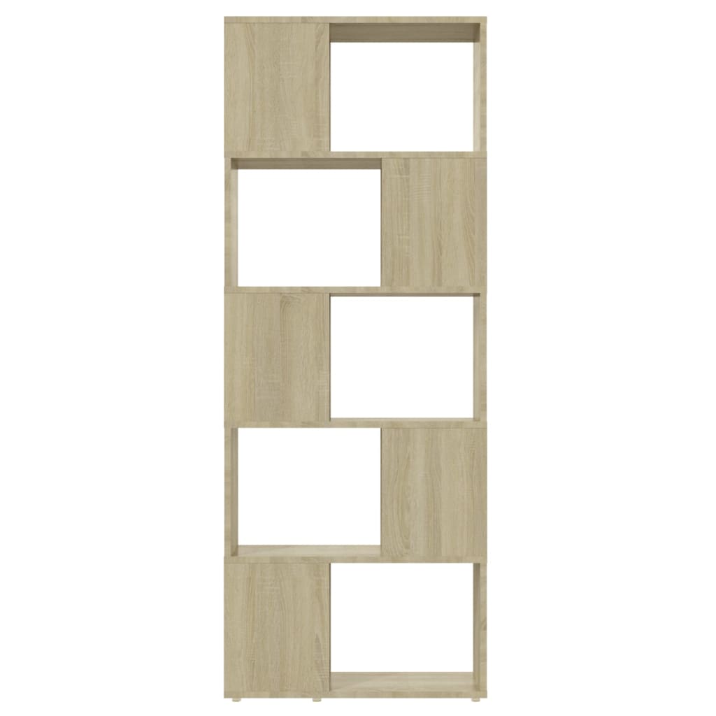 Boekenkast/Kamerscherm 60X24X155 Cm Sonoma Eikenkleurig