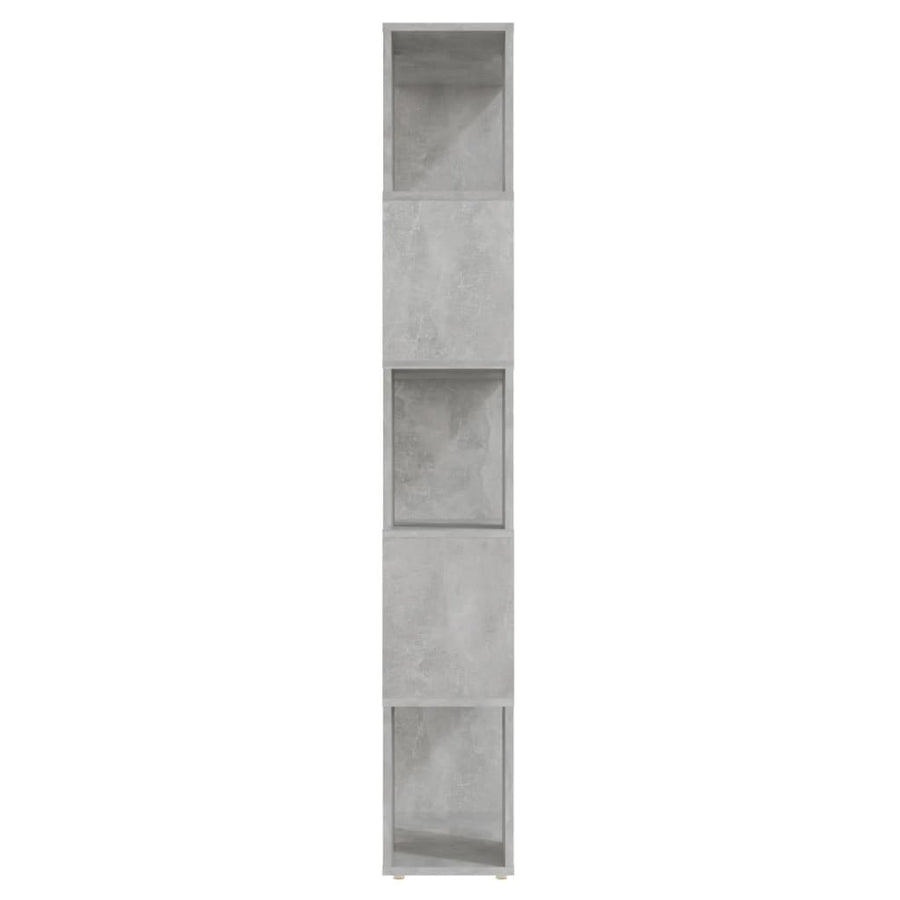 Boekenkast/kamerscherm 60x24x155 cm betongrijs