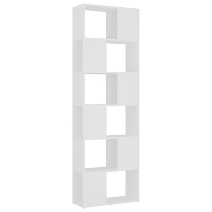 Boekenkast/Kamerscherm 60X24X186 Cm Wit