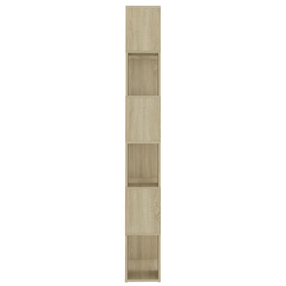 Boekenkast/Kamerscherm 60X24X186 Cm Spaanplaat Sonoma Eiken