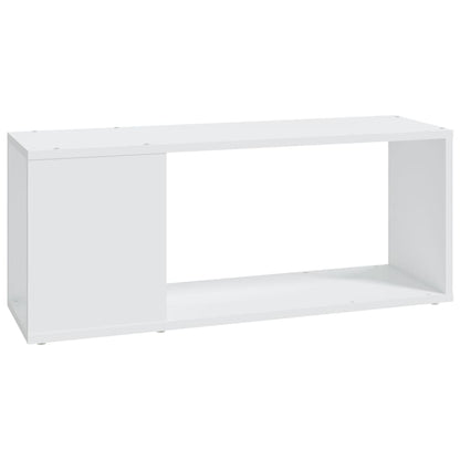 Tv-Meubel 80X24X32 Cm Bewerkt Hout Wit