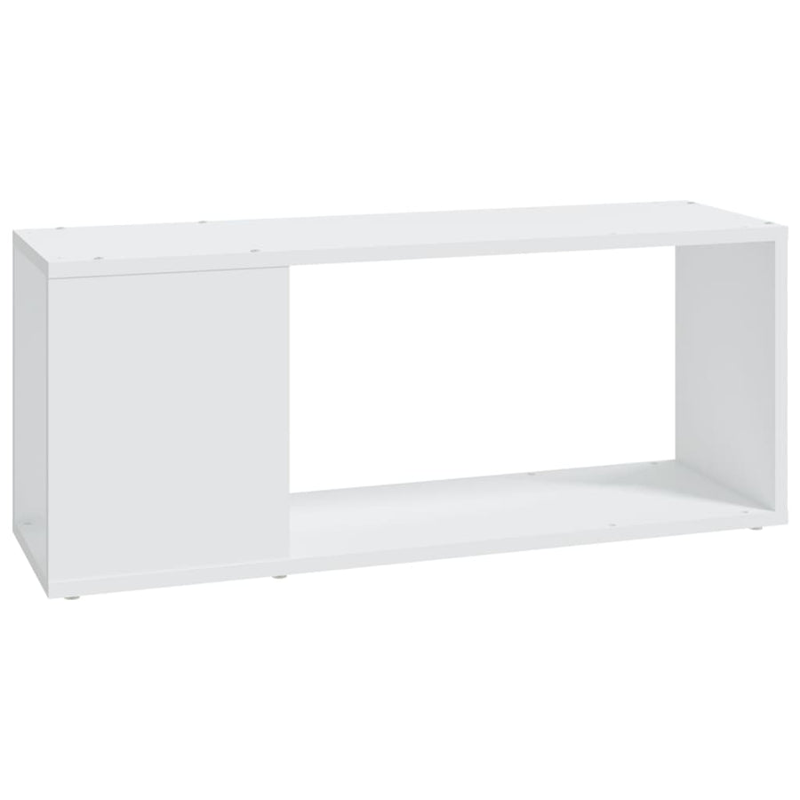 Tv-Meubel 80X24X32 Cm Bewerkt Hout Wit