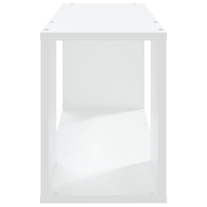 Tv-Meubel 80X24X32 Cm Bewerkt Hout Wit