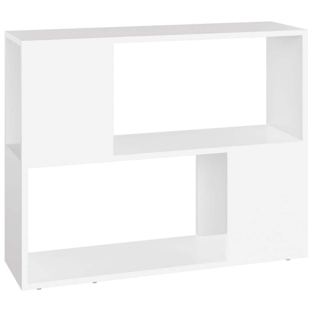 Tv-Meubel 80X24X63 Cm Spaanplaat Wit