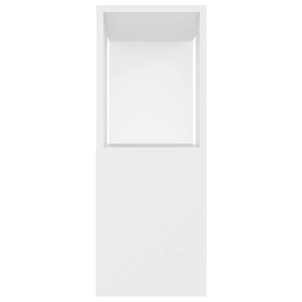 Tv-Meubel 80X24X63 Cm Spaanplaat Wit