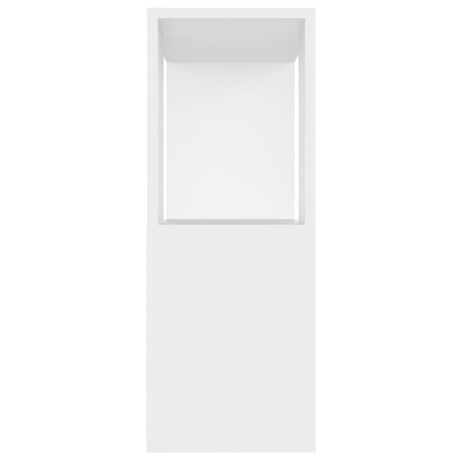 Tv-Meubel 80X24X63 Cm Spaanplaat Wit