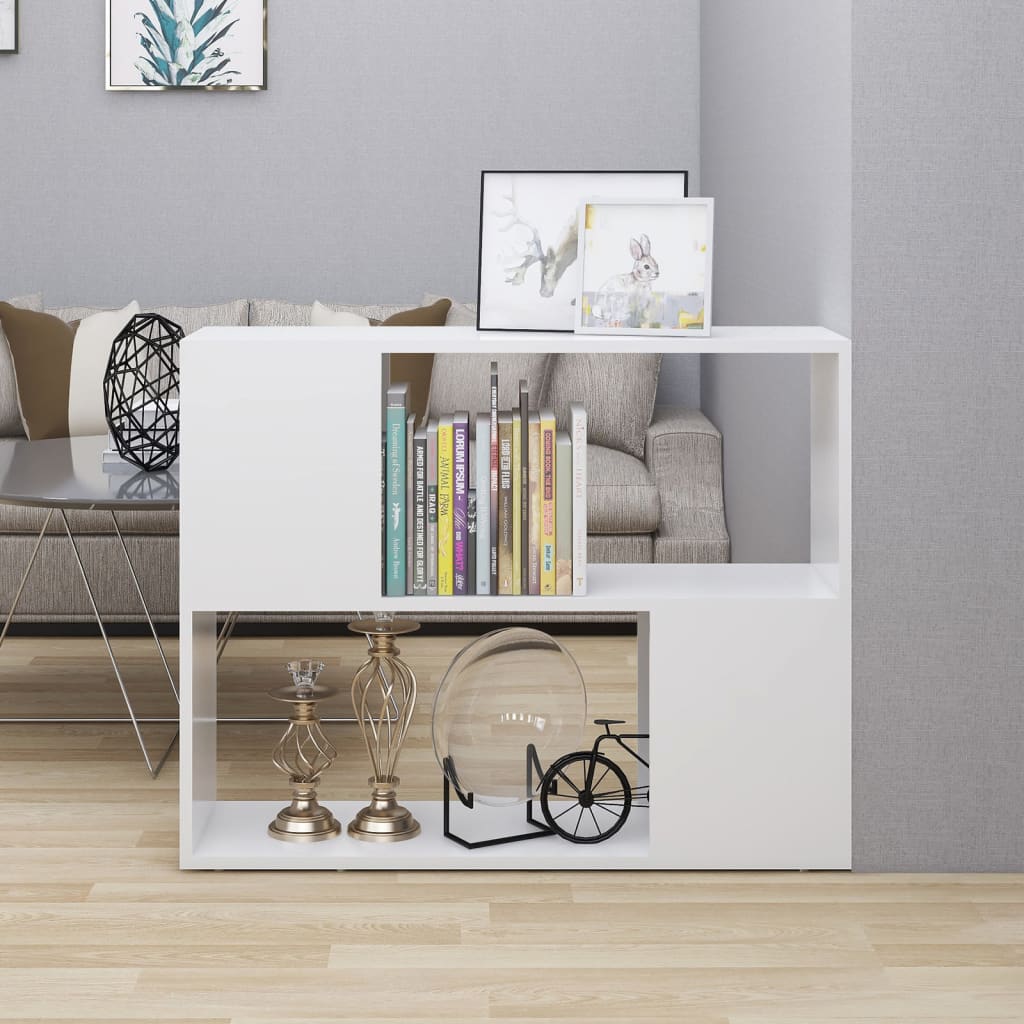 Tv-Meubel 80X24X63 Cm Spaanplaat Wit