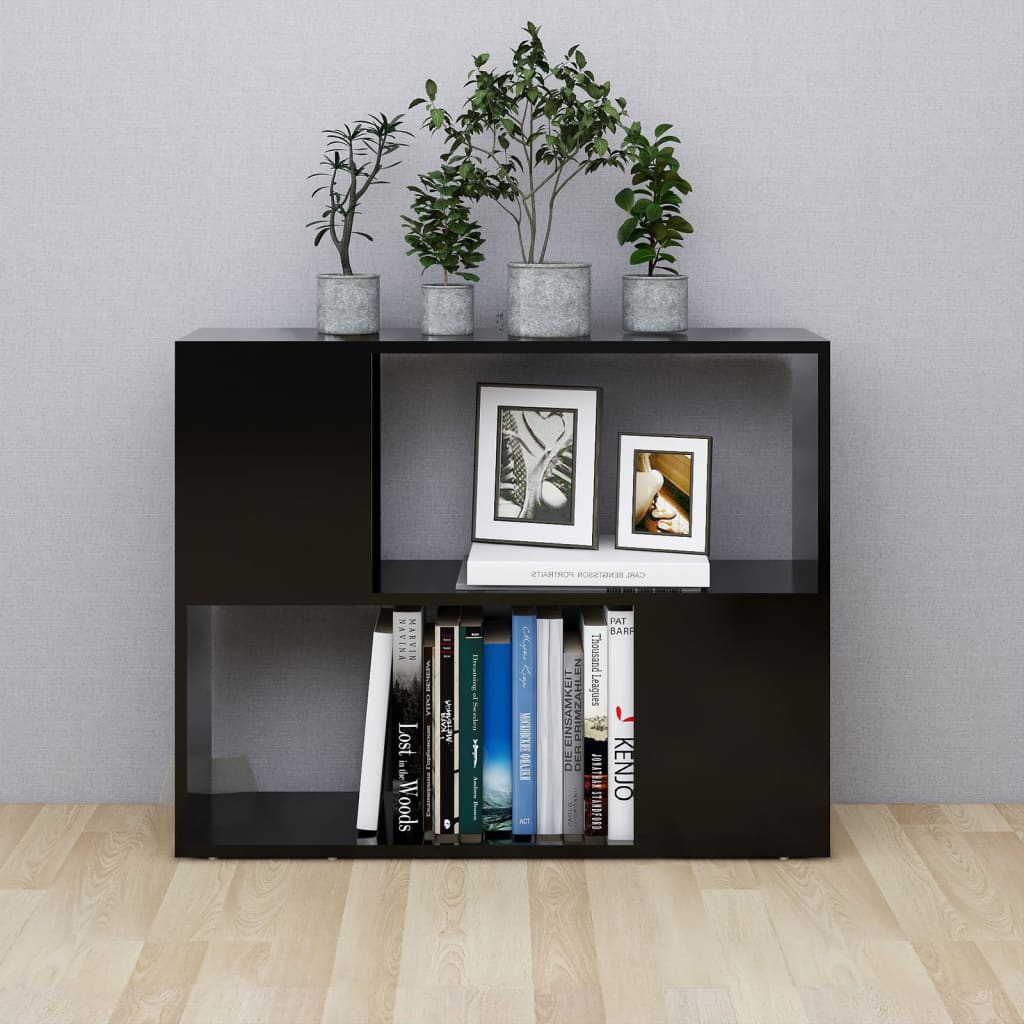 Tv-Meubel 80X24X63 Cm Spaanplaat Zwart