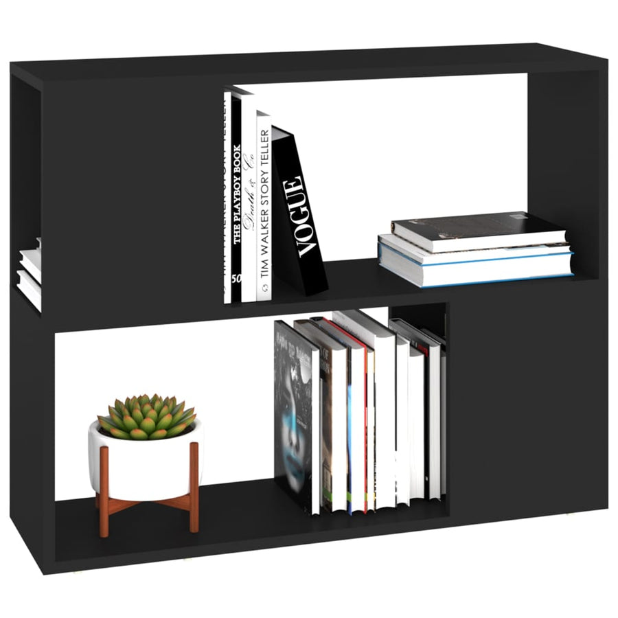 Tv-Meubel 80X24X63 Cm Spaanplaat Zwart