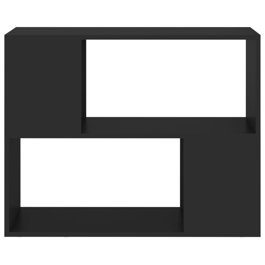Tv-Meubel 80X24X63 Cm Spaanplaat Zwart