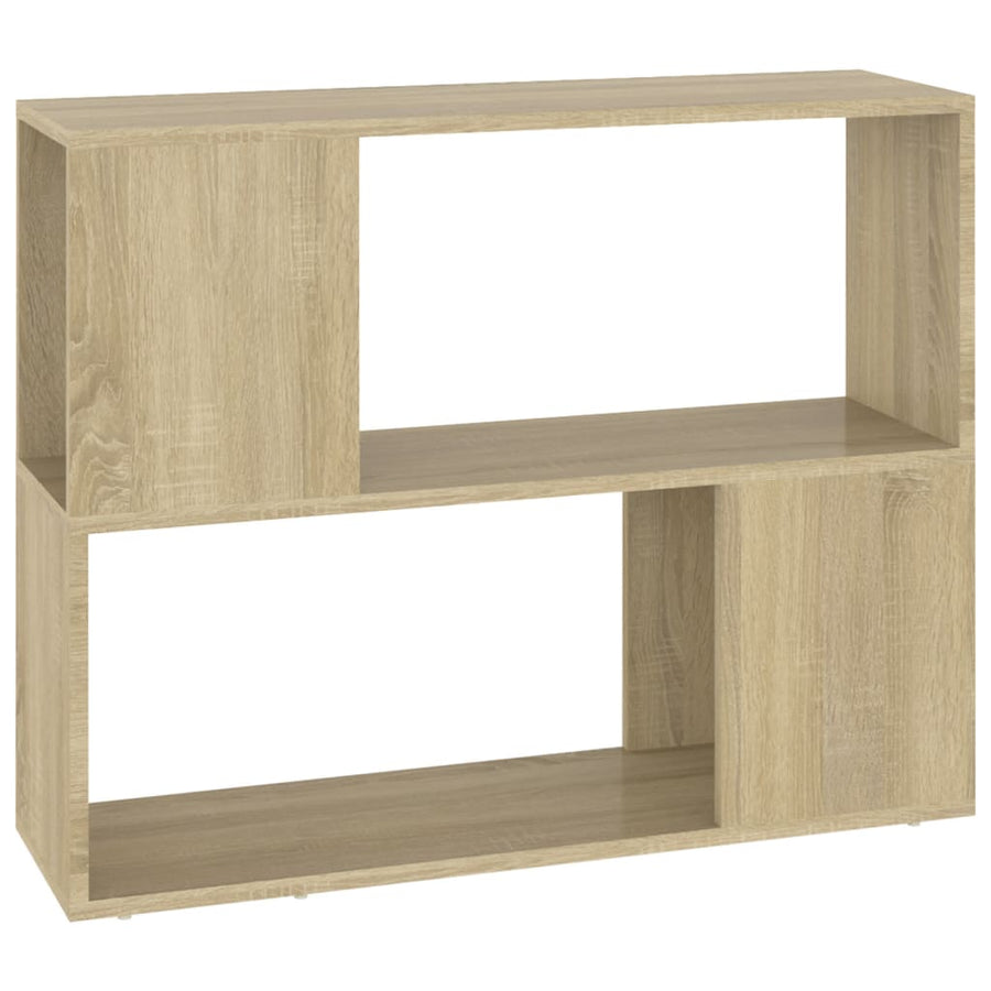 Tv-meubel 80x24x63 cm bewerkt hout sonoma eikenkleurig