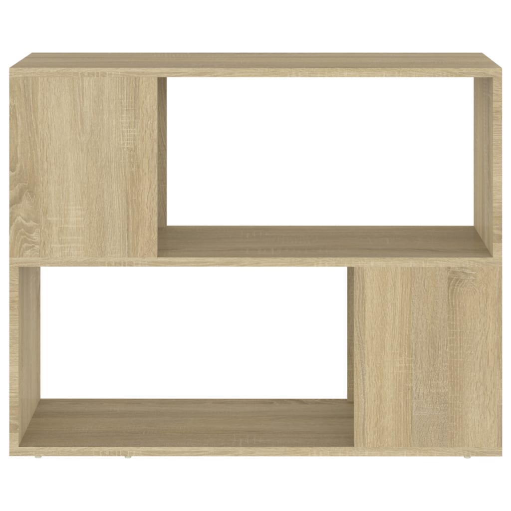 Tv-meubel 80x24x63 cm bewerkt hout sonoma eikenkleurig