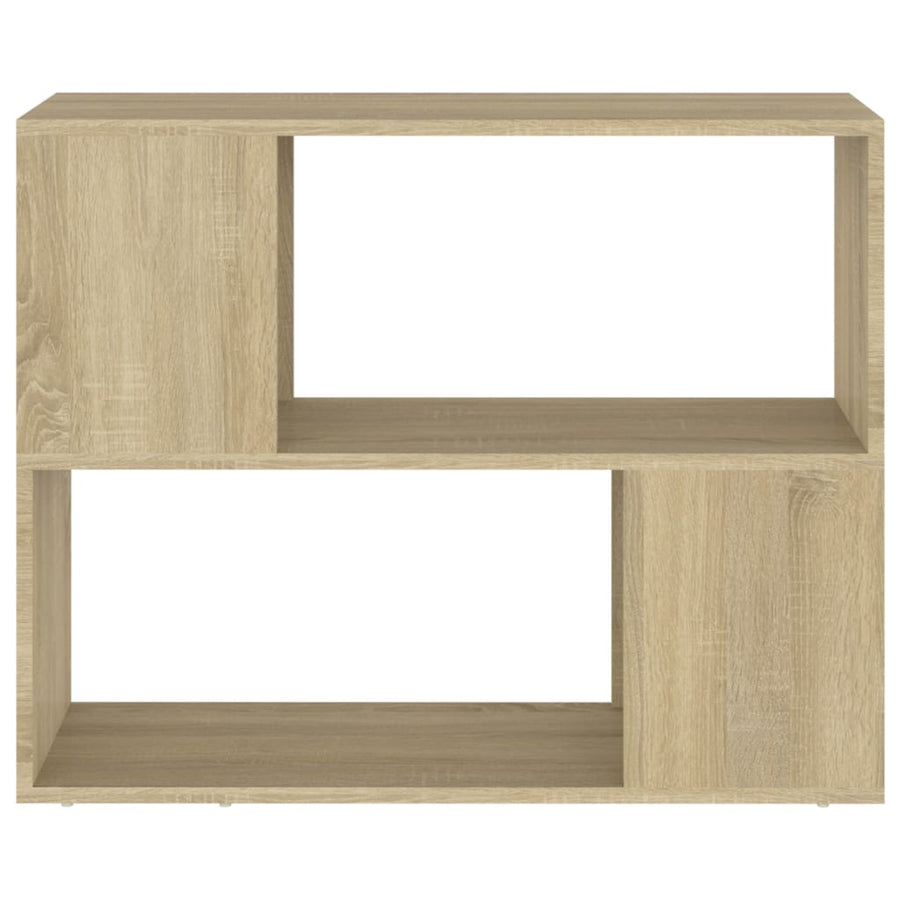 Tv-meubel 80x24x63 cm bewerkt hout sonoma eikenkleurig