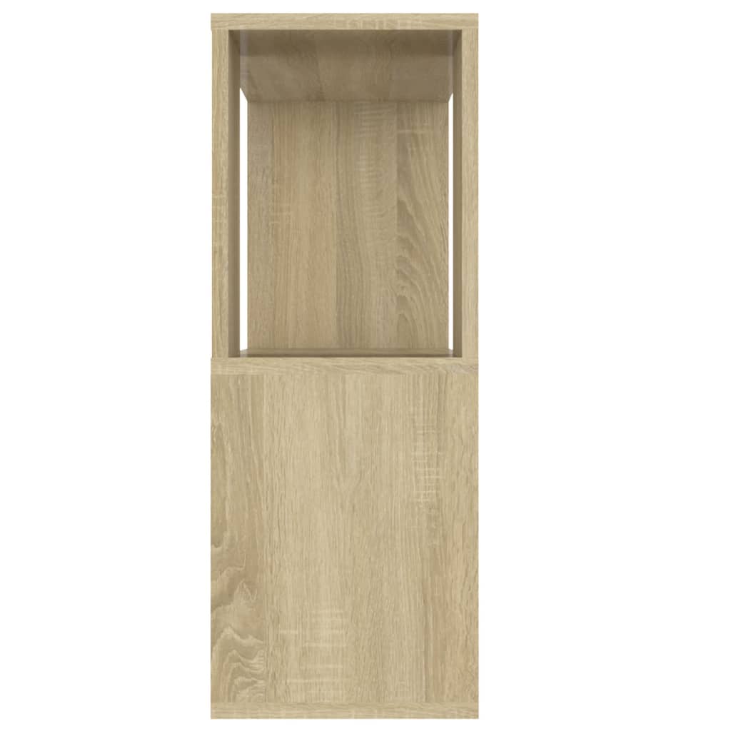 Tv-meubel 80x24x63 cm bewerkt hout sonoma eikenkleurig