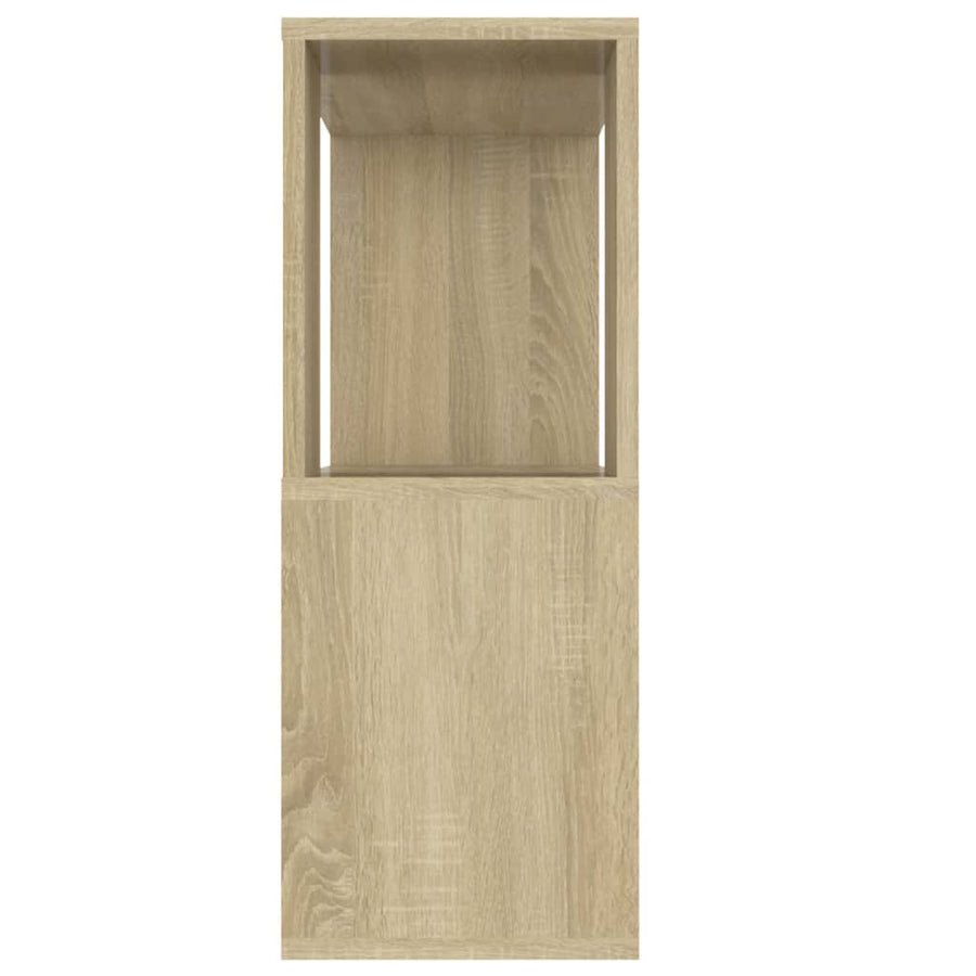 Tv-meubel 80x24x63 cm bewerkt hout sonoma eikenkleurig