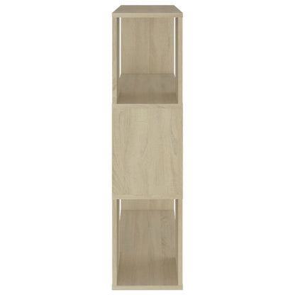 Boekenkast/Kamerscherm 80X24X94 Cm Spaanplaat Sonoma Eikenkleur 80 x 24 x 94 cm