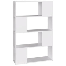 Boekenkast/Kamerscherm 80X24X124,5 Cm Spaanplaat Wit 80 x 24 x 124.5 cm