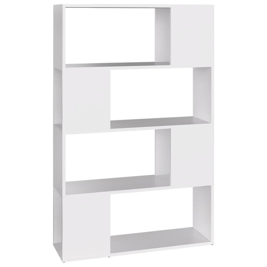 Boekenkast/Kamerscherm 80X24X124,5 Cm Spaanplaat Wit 80 x 24 x 124.5 cm
