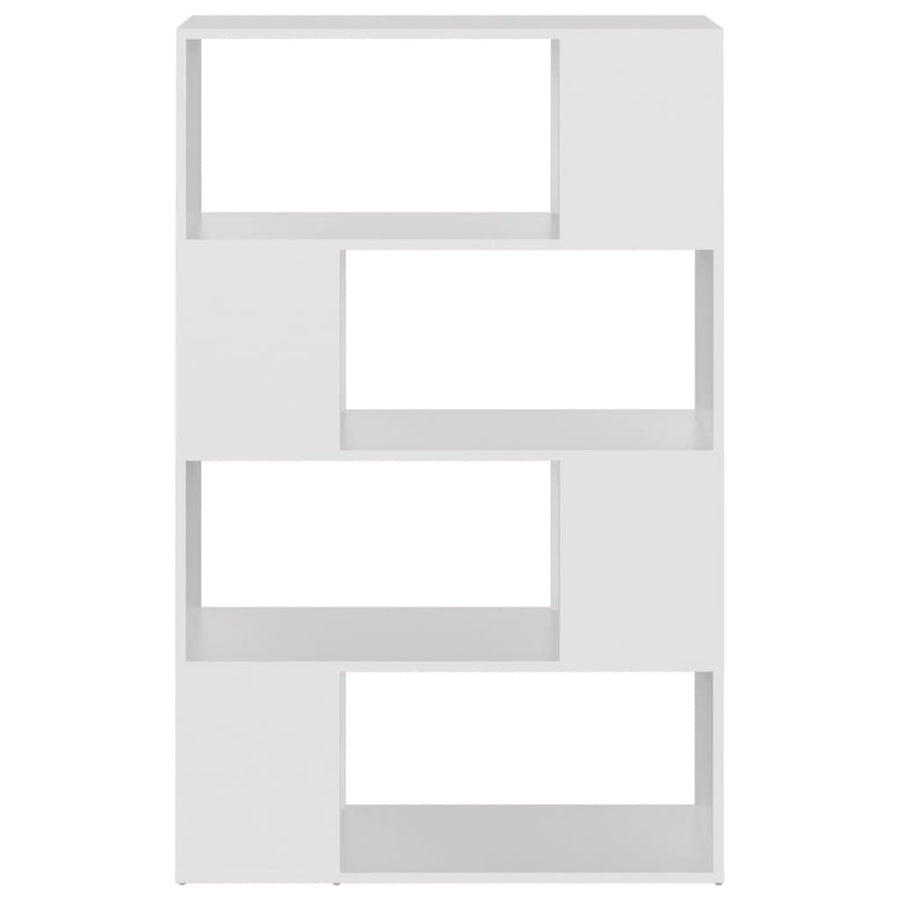 Boekenkast/Kamerscherm 80X24X124,5 Cm Spaanplaat Wit 80 x 24 x 124.5 cm