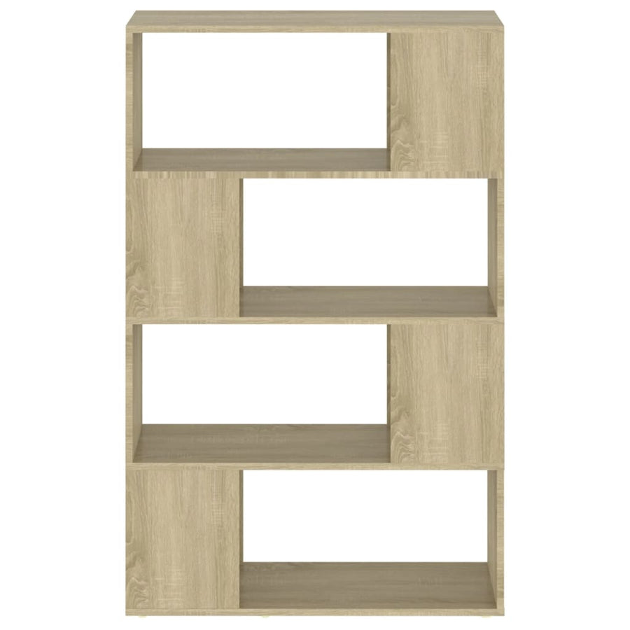 Boekenkast/Kamerscherm 80X24X124,5 Cm Spaanplaat Sonoma Eiken 80 x 24 x 124.5 cm