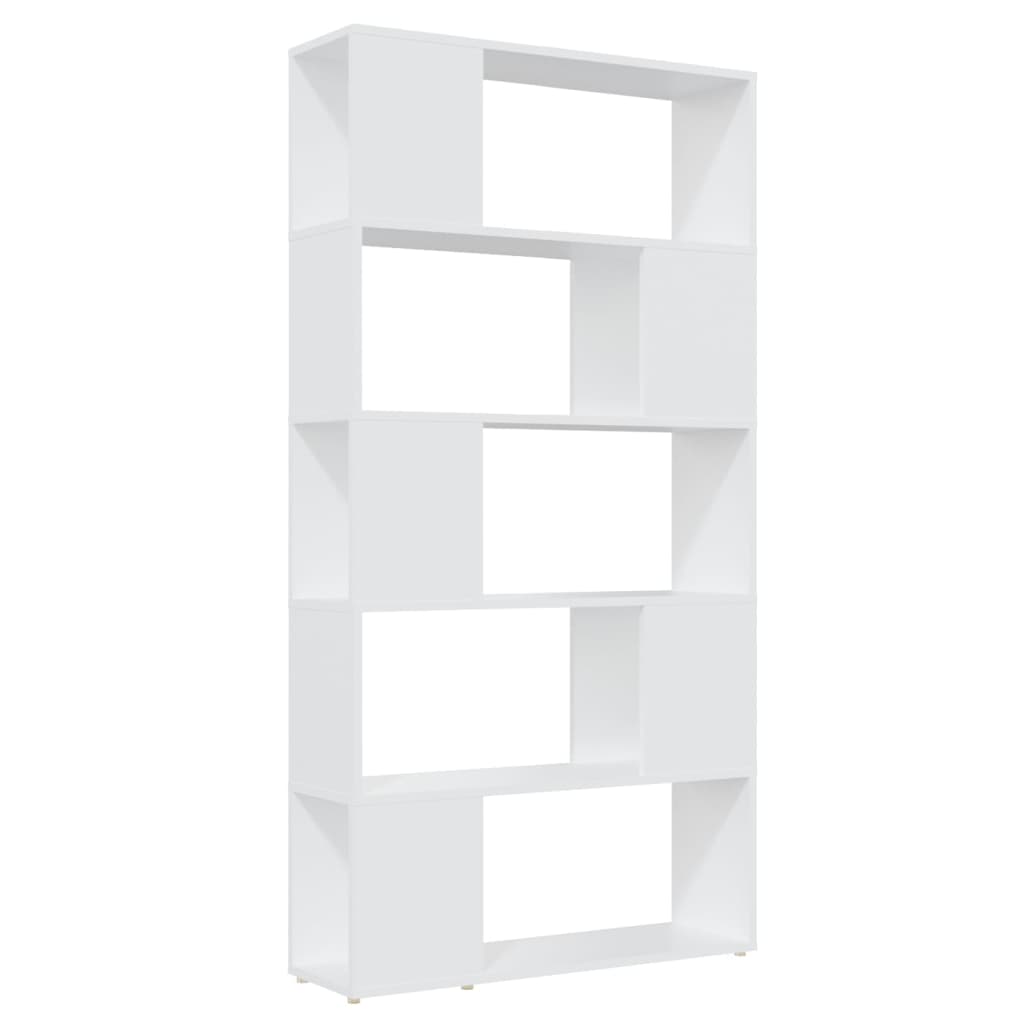 Boekenkast/Kamerscherm 80X24X155 Cm Spaanplaat Wit