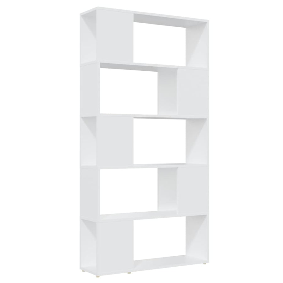 Boekenkast/Kamerscherm 80X24X155 Cm Spaanplaat Wit