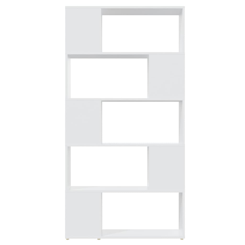 Boekenkast/Kamerscherm 80X24X155 Cm Spaanplaat Wit