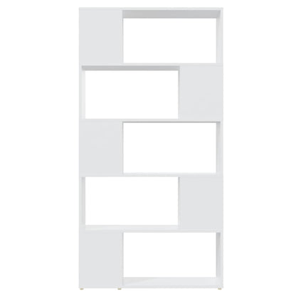Boekenkast/Kamerscherm 80X24X155 Cm Spaanplaat Wit