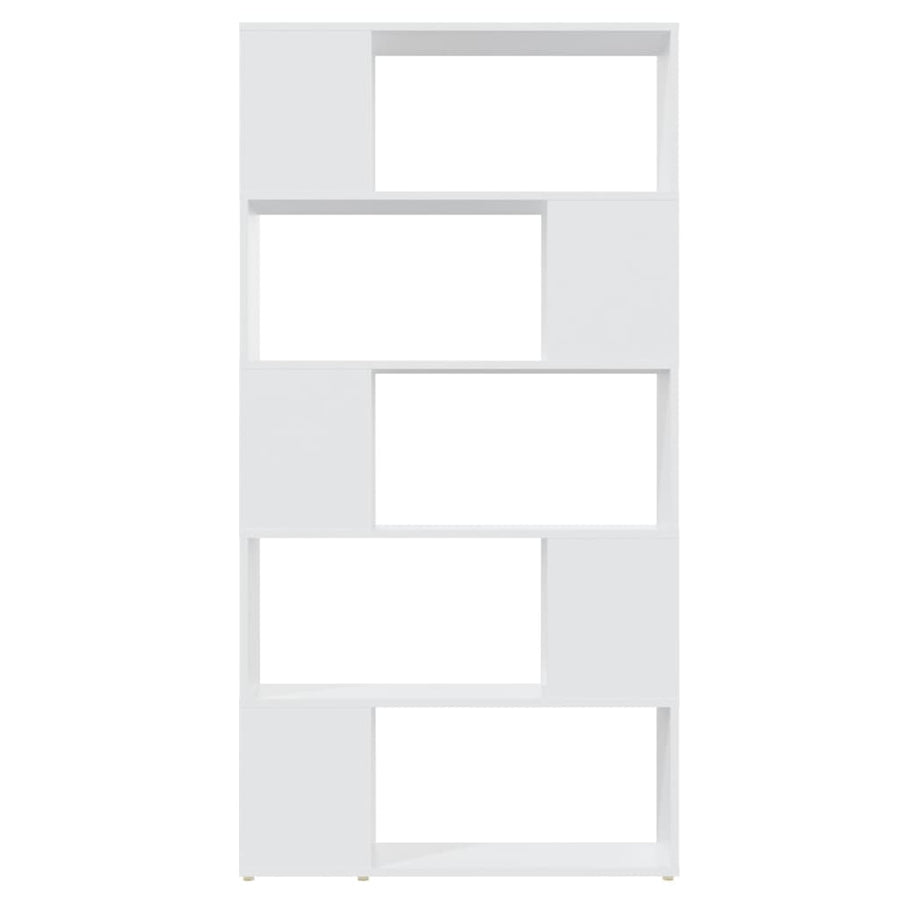 Boekenkast/Kamerscherm 80X24X155 Cm Spaanplaat Wit