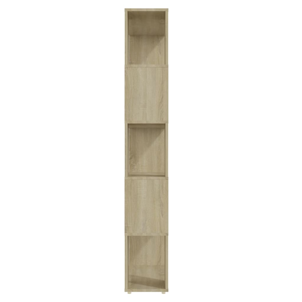 Boekenkast/Kamerscherm 80X24X155 Cm Spaanplaat Sonoma Eiken