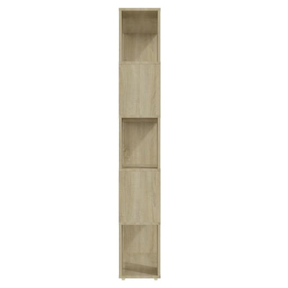 Boekenkast/Kamerscherm 80X24X155 Cm Spaanplaat Sonoma Eiken