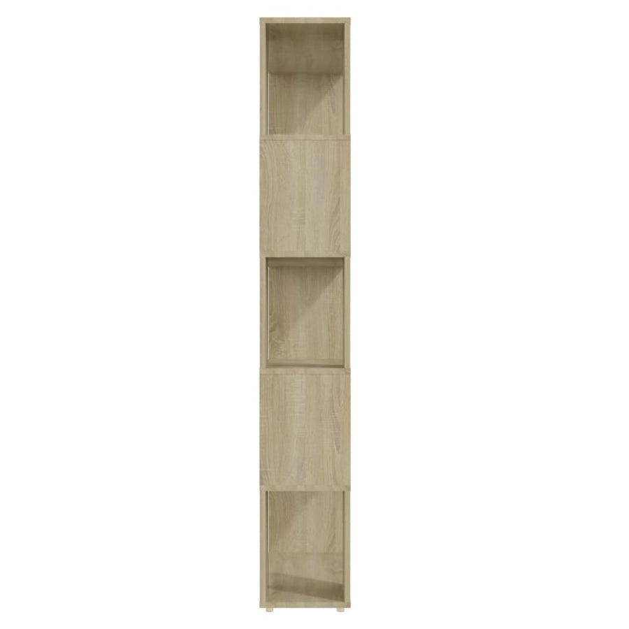 Boekenkast/Kamerscherm 80X24X155 Cm Spaanplaat Sonoma Eiken