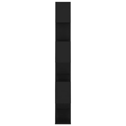 Boekenkast/Kamerscherm 80X24X86 Cm Spaanplaat Zwart