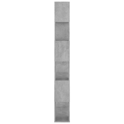 Boekenkast/Kamerscherm 80X24X186 Cm Bewerkt Hout Betongrijs Sonoma Eiken