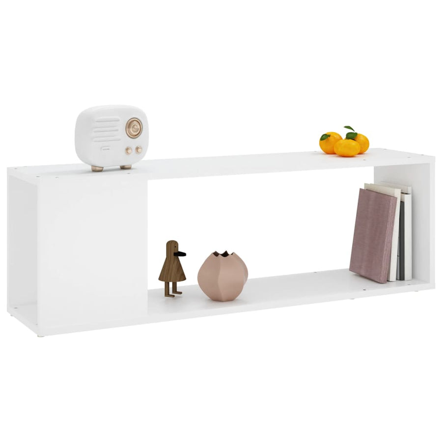 Tv-Meubel 00X24X32 Cm Bewerkt Hout Wit