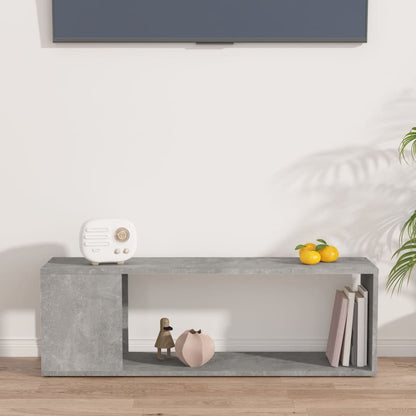 Tv-Meubel 00X24X32 Cm Spaanplaat Betongrijs
